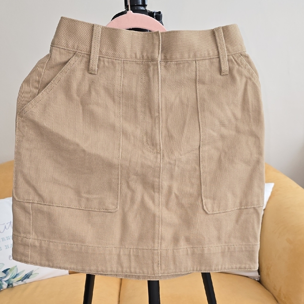 Banana Republic Beige Corduroy Skirt